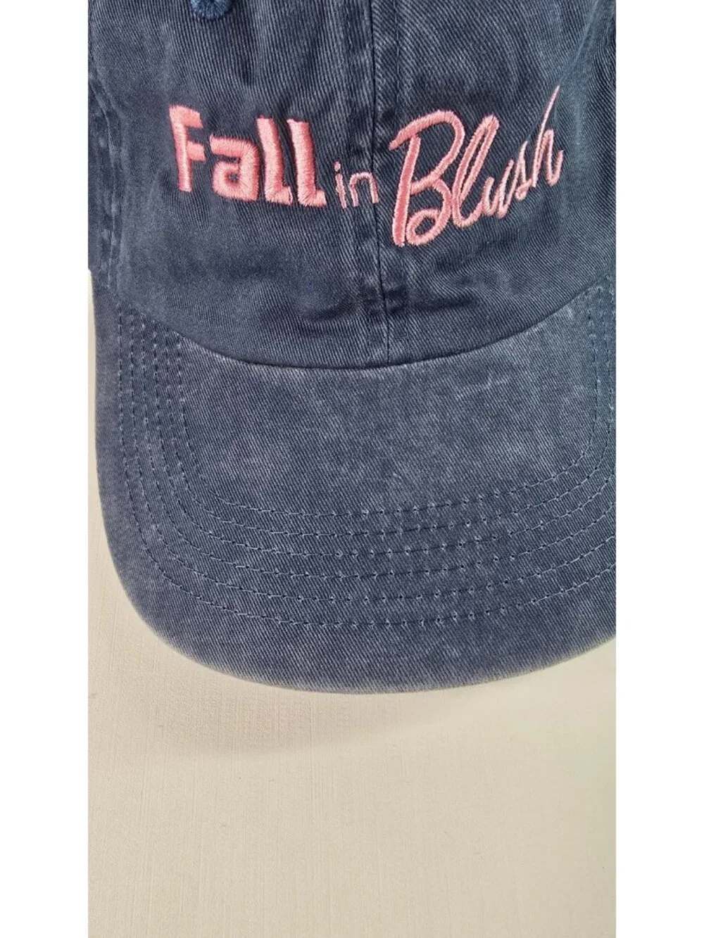 “HOKA Fall in Blush Embroidered Port Authority Adjustable Hat Cap Promo Running”